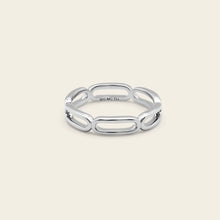 Womens | Paperclip Chain Ring | Sterling Silver