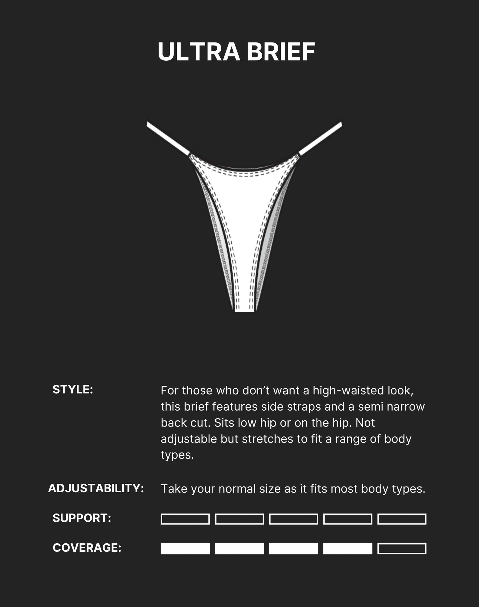 Ultra Brief Bikini Bottom | Lustrous Gold
