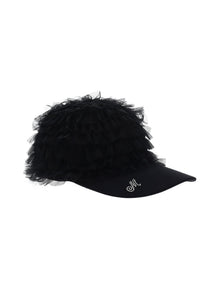 Girls | Baseball Cap With Bow | Black