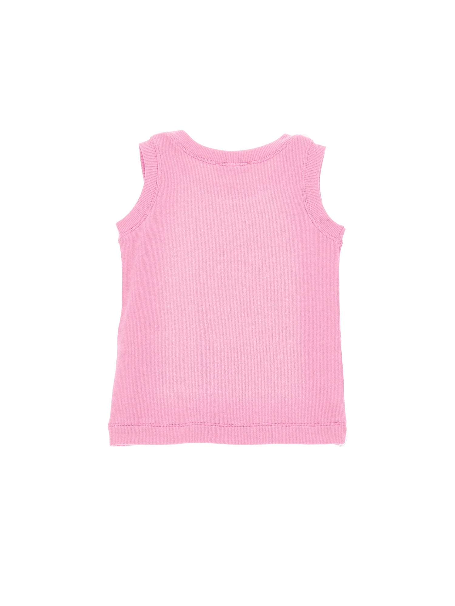 Girls | Ribbed Viscose Tank Top | FairyTale Pink