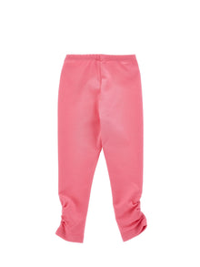 Girls | Ruched Milano Stitch Leggings | Azalea