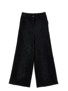 Girls | Wide-Leg Corduroy Trousers | Black