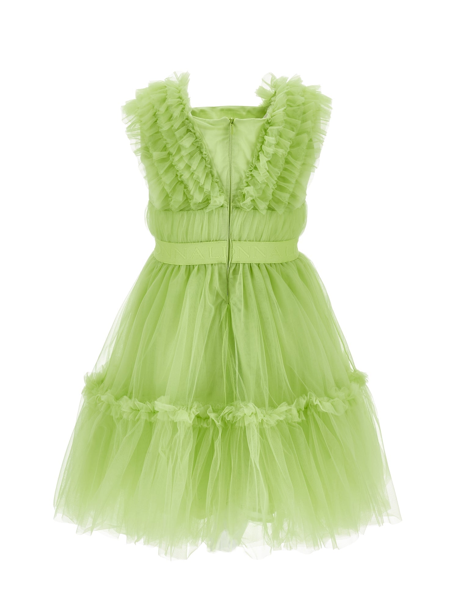 Girls | Party Time Tulle Dress | Lime Green