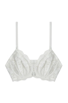 Peony Underwire Full Cup Bra | Off White