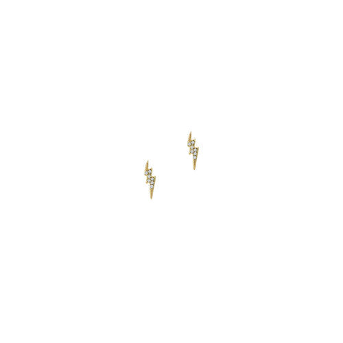 bolt stud earrings