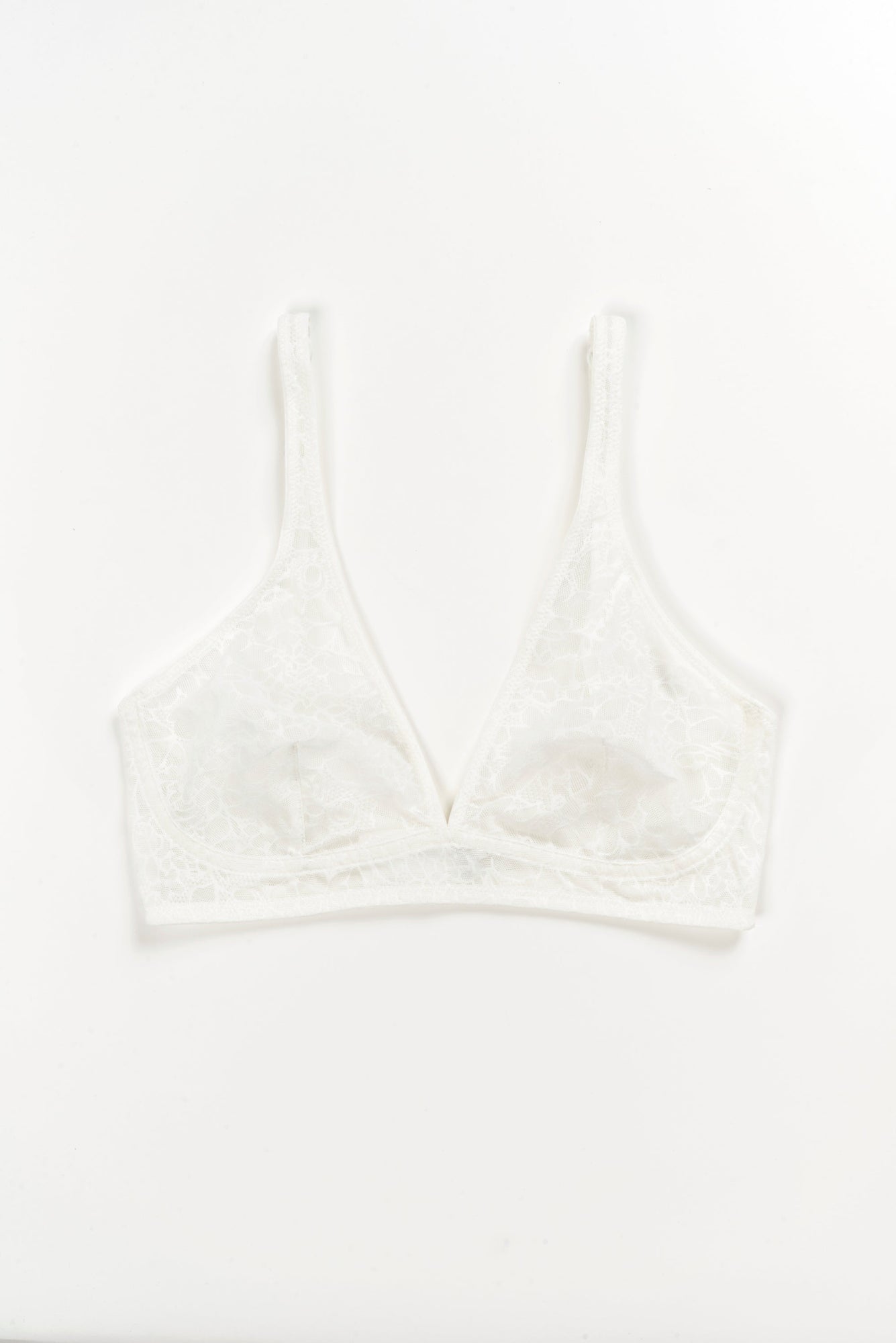 Eden Soft Cup Plunge Bra | Off White