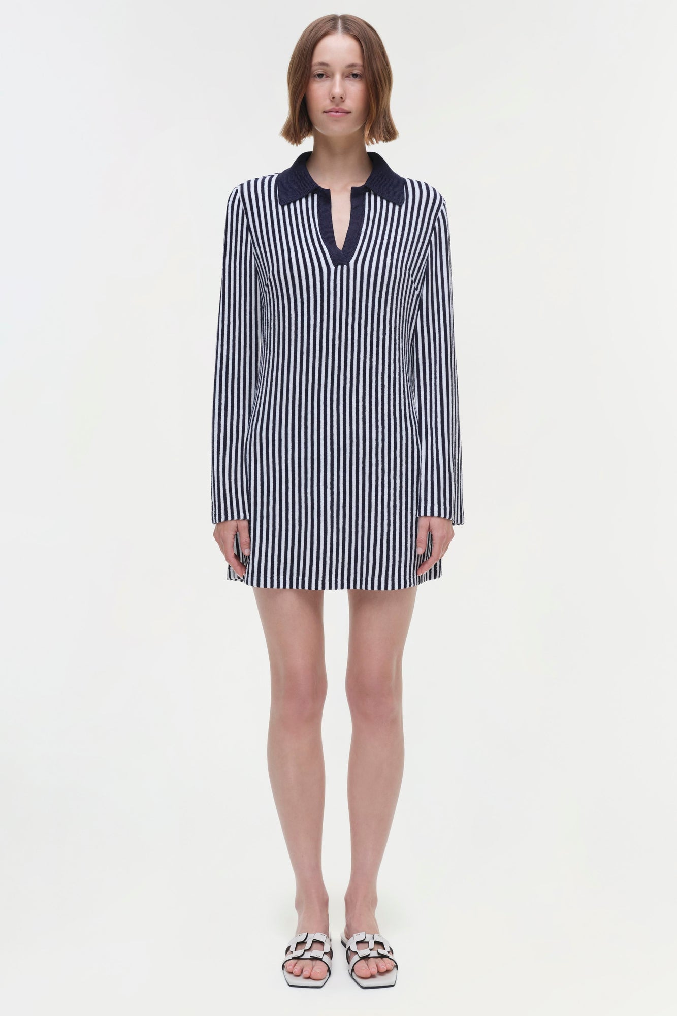 Womens | Jessy Dress | Midnight Stripe