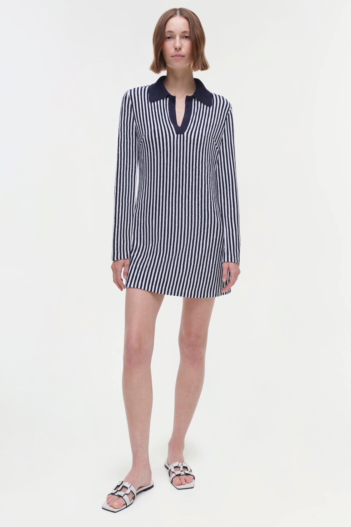 Womens | Jessy Dress | Midnight Stripe