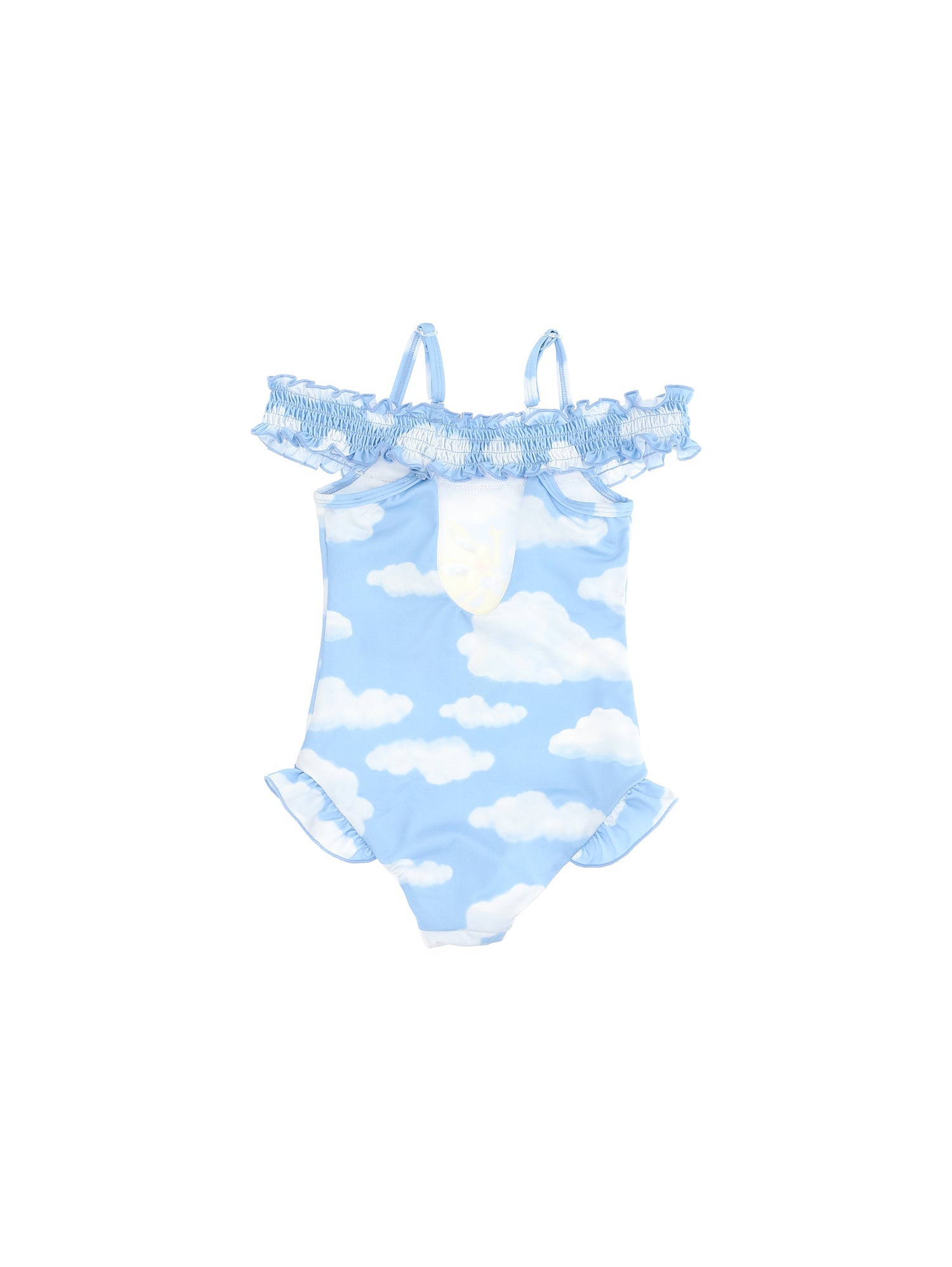 Girls | Tweety Cloud One-Piece Swimsuit | Sky Blue
