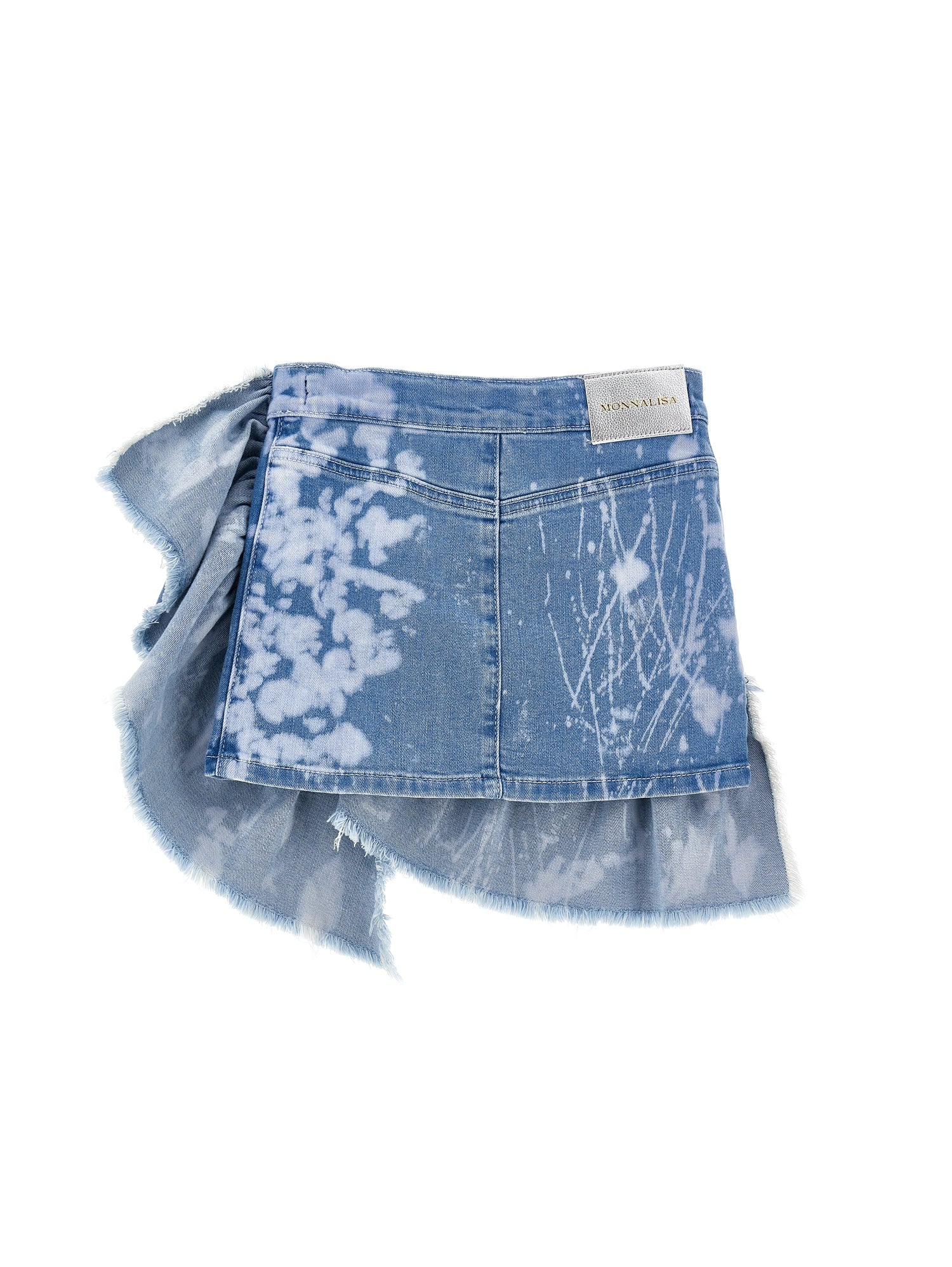 Girls | Flared Denim Mini Skirt | Stone Bleach