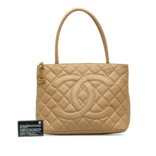 Chanel | Pre-Owned Caviar Medallion Tote - III | Brown/Beige
