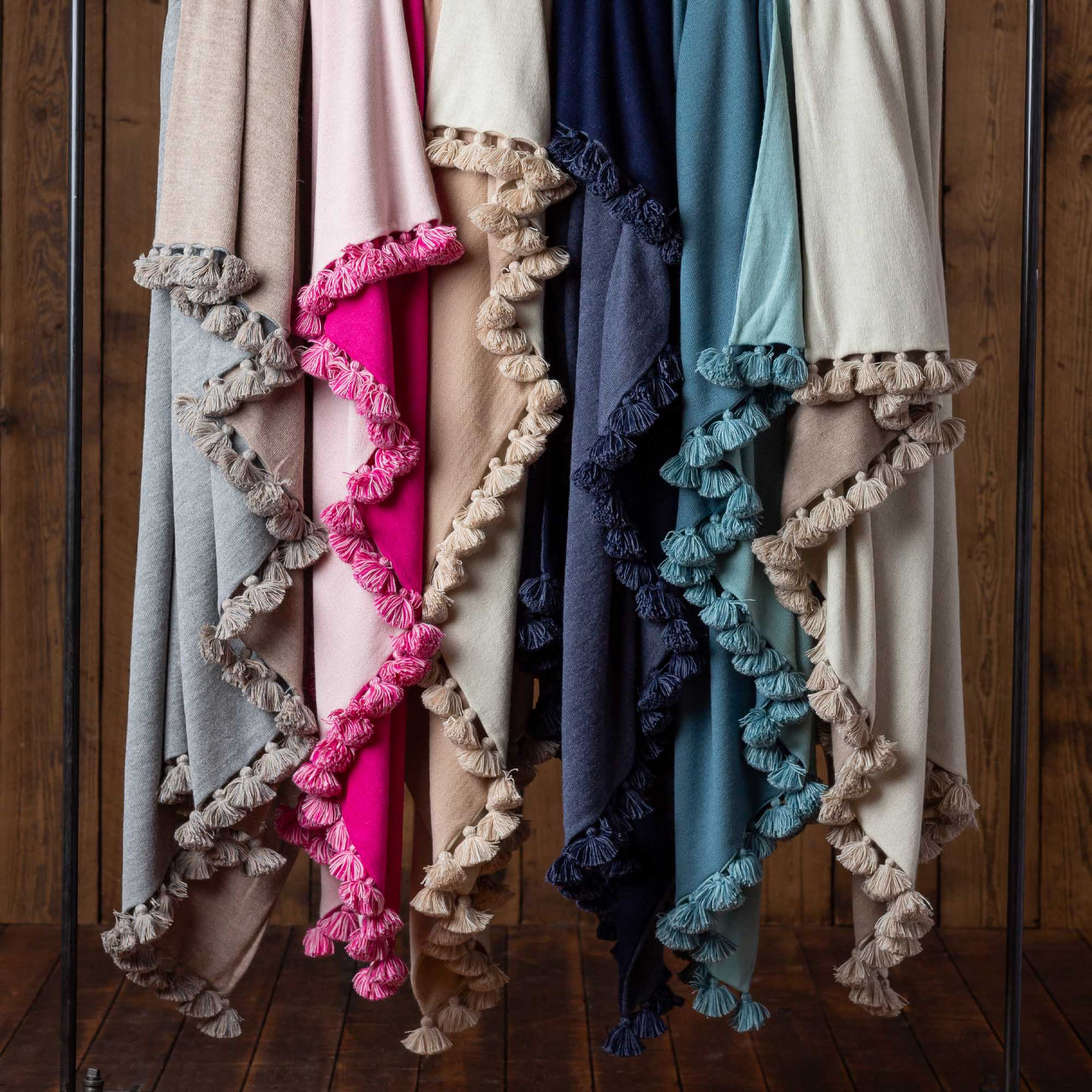 Bali Throw | Light Taupe / Light Grey