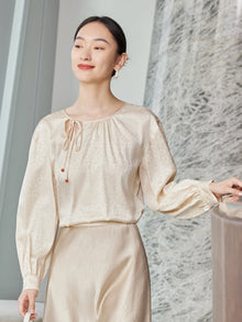 Silk Shirt | Beige