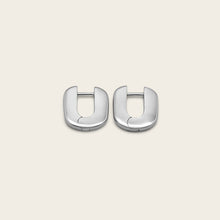 Womens | Paperclip Huggies | Sterling Silver