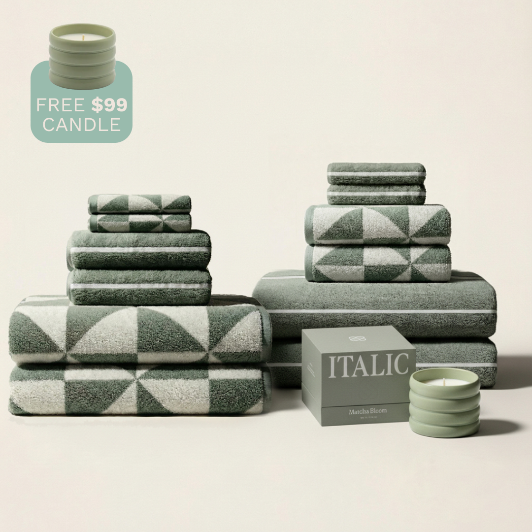 Umbra Australian Cotton Towels | Sage/Ecru
