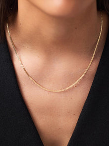 Heart Chain Necklace | 10K Solid Gold