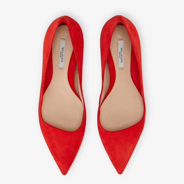 Women | Lillian Pump - Suede | Vermilion