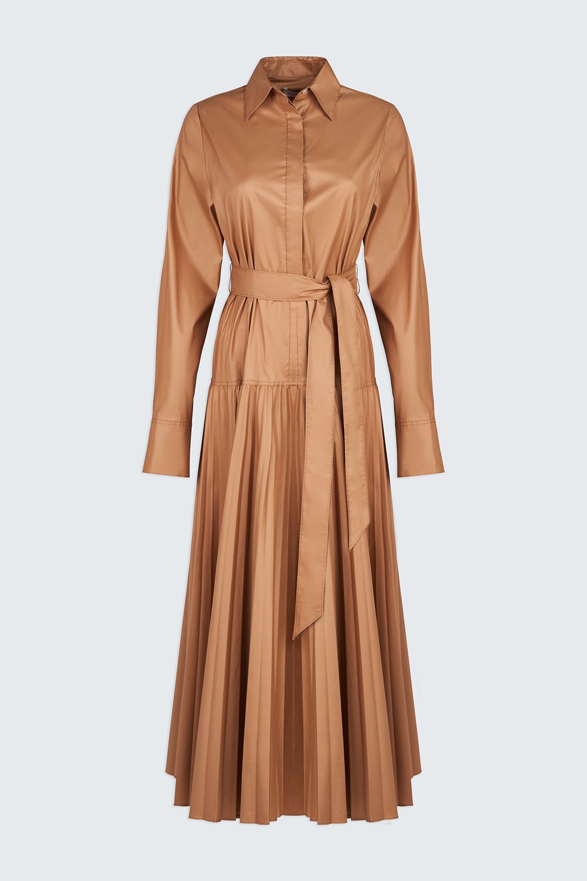 Halston | Raina Dress In Cotton Sateen | Cedar