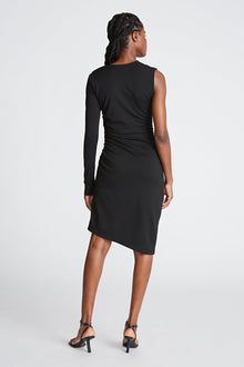 Halston | Skyler Dress In Knit Suiting | Black