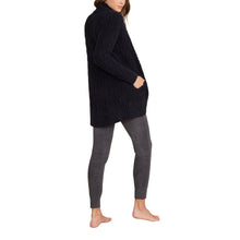 Cozychic Cable Shawl Cardi | Black