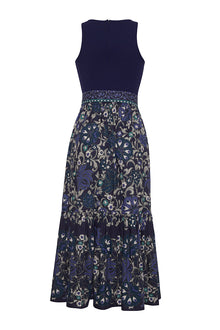 Amora Dress | Blue Bogata Scarf