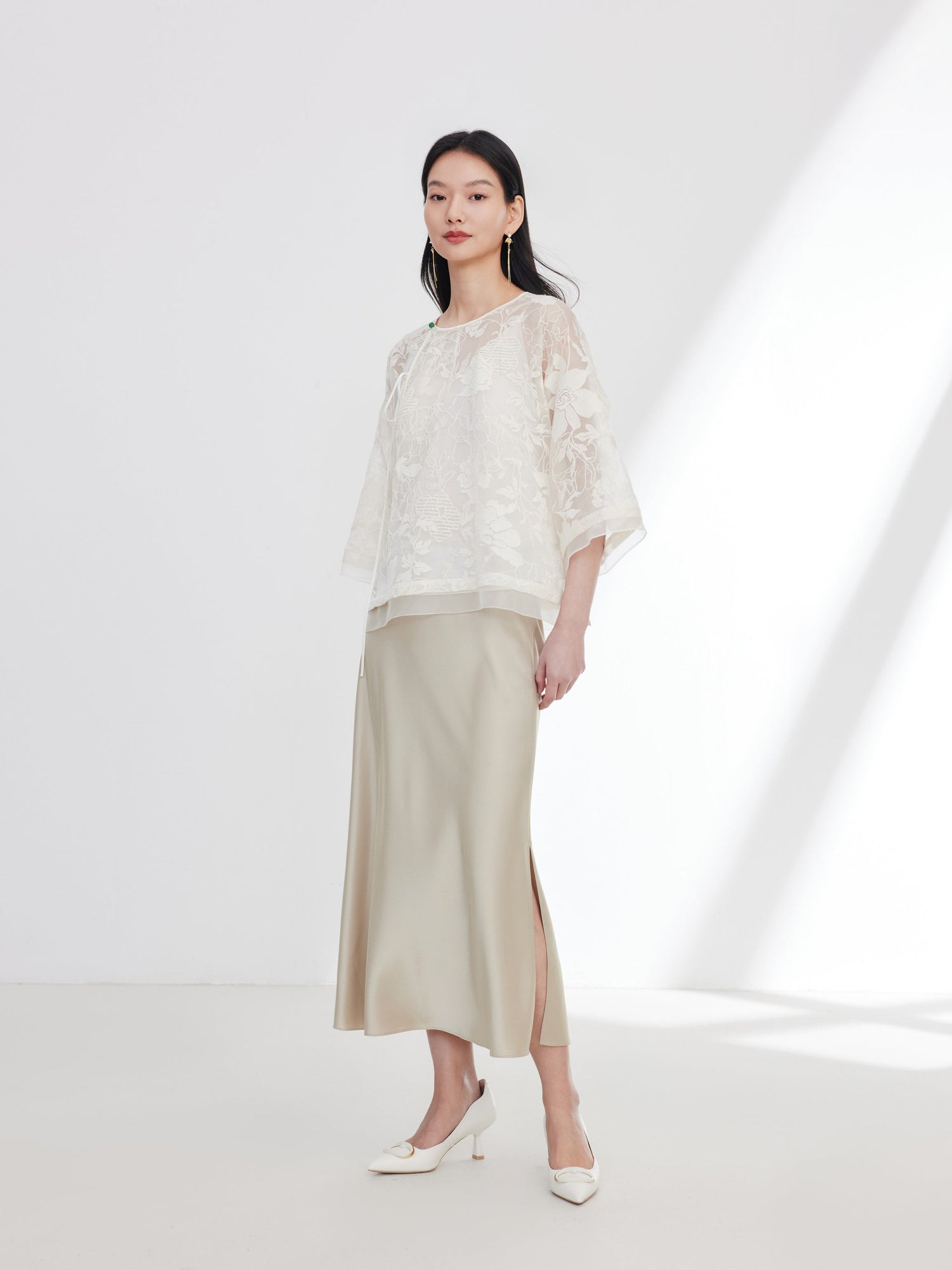 Blouse - I | White