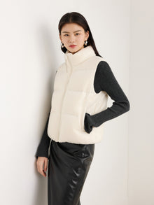 Contrast Sleeve Hoodie | Cream