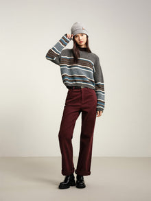 Knit Round Neck Pullover | Grey