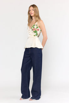 Ariana Top | Garden Embroidery