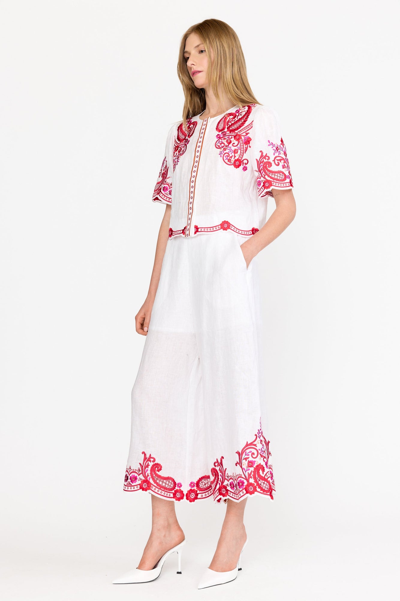 Jane Top | White Rosaria