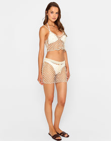 Bianca Mini Skirt | Ivory