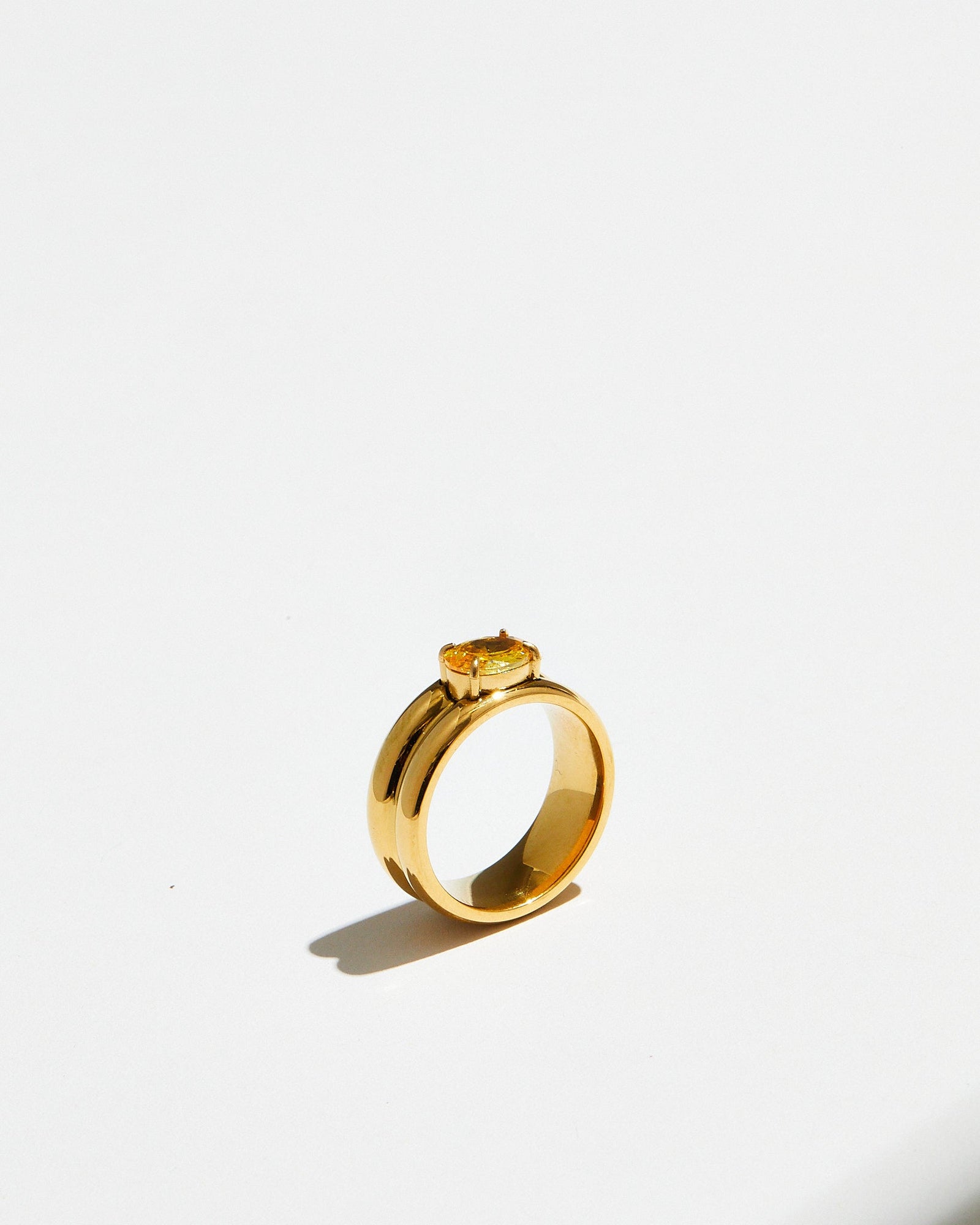 The Split Colored Stone Band | Orange