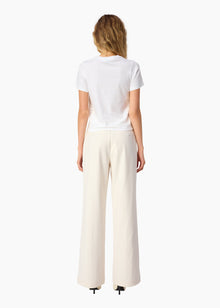 Ebra Cotton Tee | White