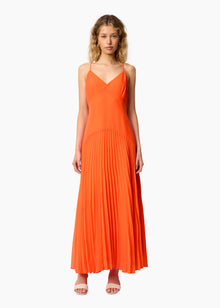 Jennelyn Chiffon Pleated Gown | Clementine