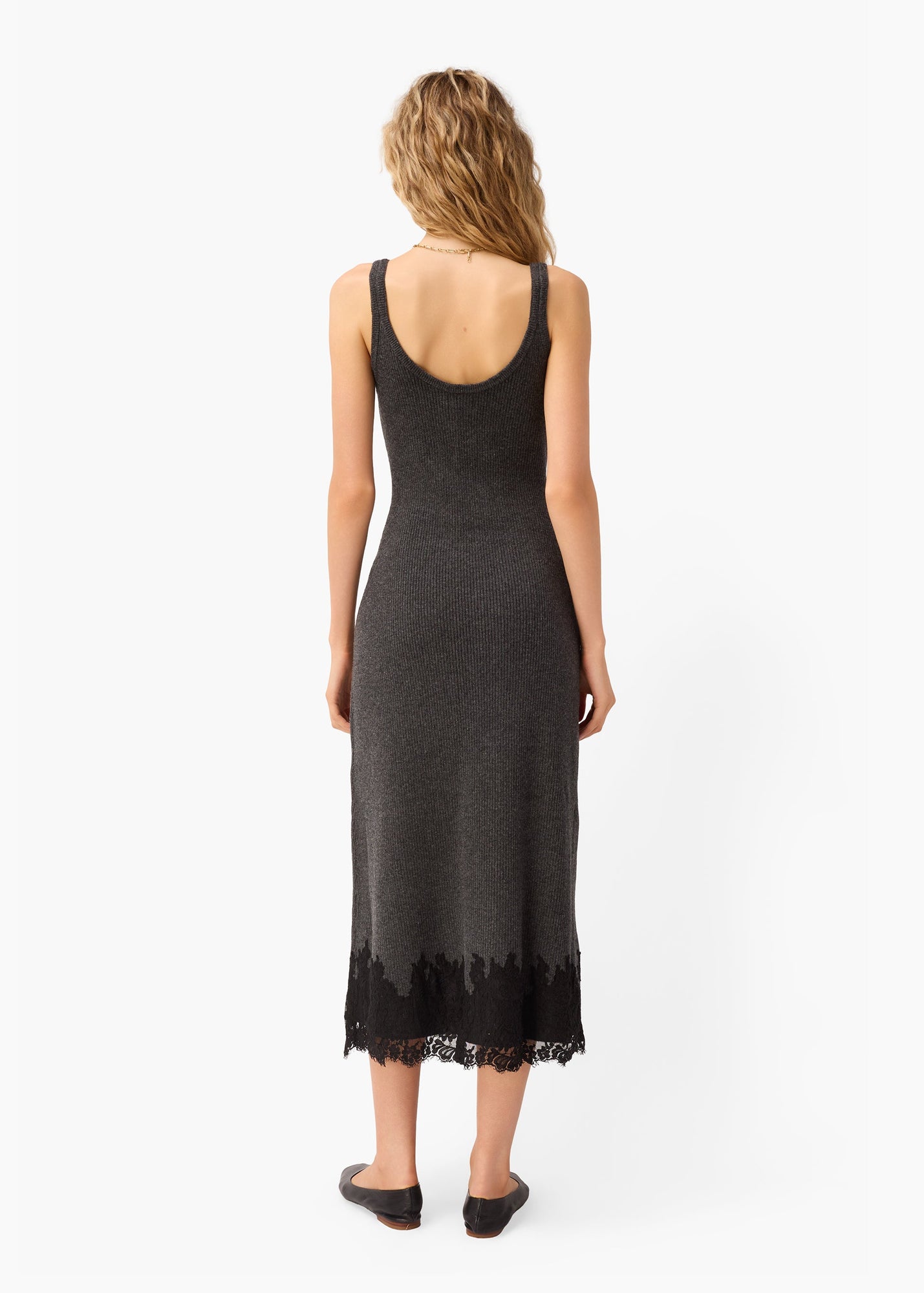 Una Knit Midi Dress | Carbon