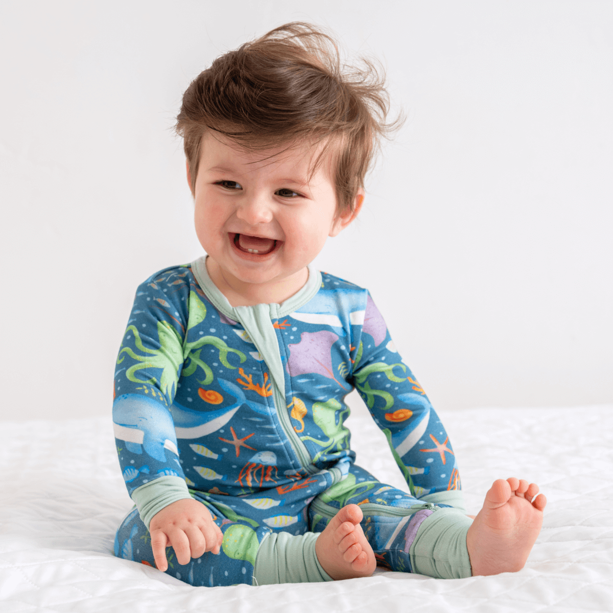 Boy | Bamboo Pajama Bundle | Deep Sea
