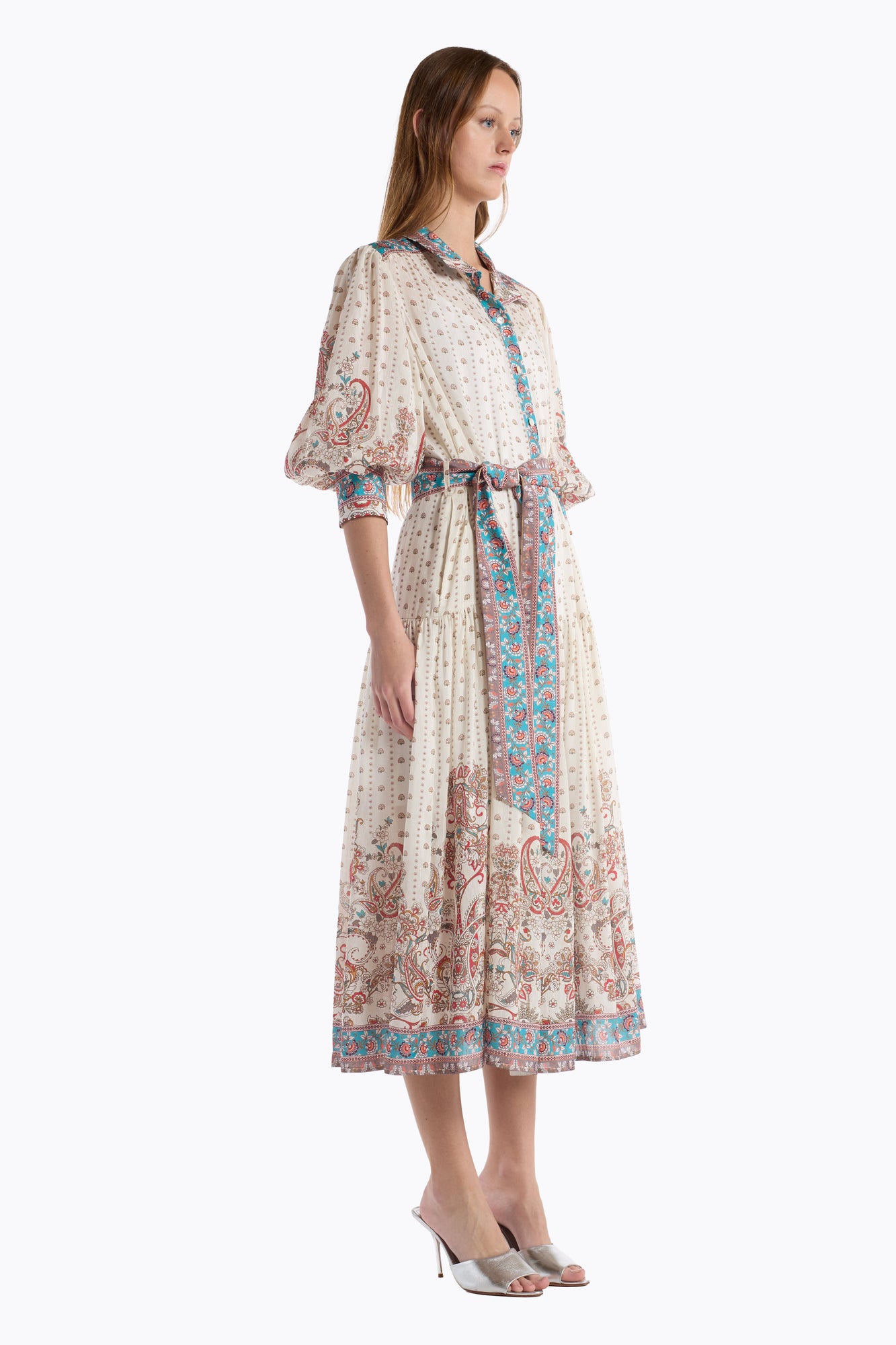 Gail Dress | Ivory Filigree