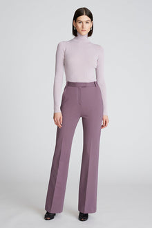 Halston | Kimia Trouser In Milano Jersey | Plum