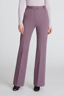 Halston | Kimia Trouser In Milano Jersey | Plum