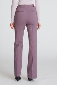 Halston | Kimia Trouser In Milano Jersey | Plum