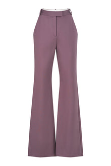 Halston | Kimia Trouser In Milano Jersey | Plum