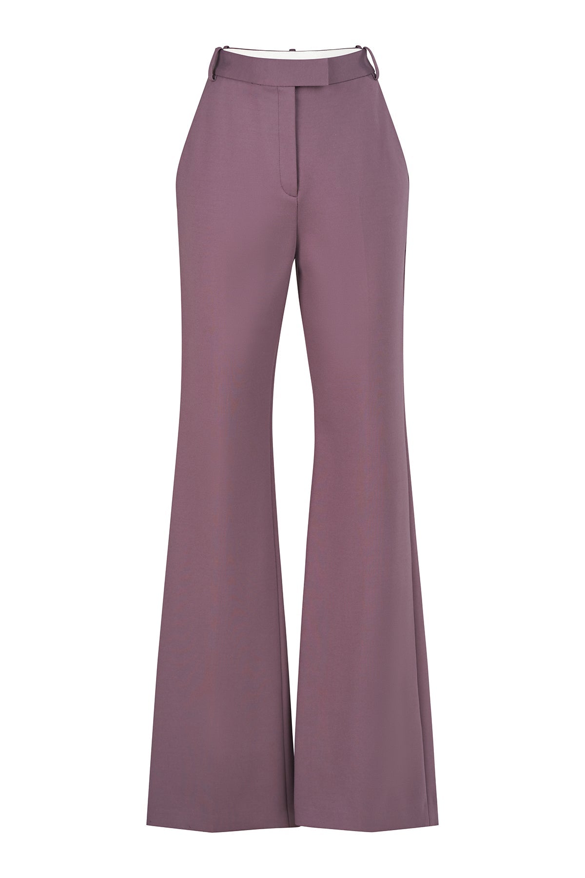 Halston | Kimia Trouser In Milano Jersey | Plum