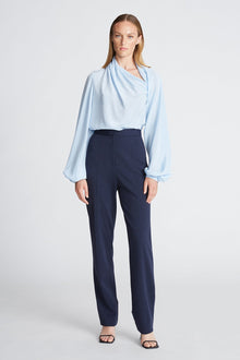 Halston | Collins Pant In Knit Suiting | Midnight