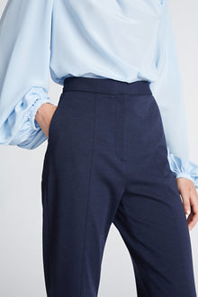 Halston | Collins Pant In Knit Suiting | Midnight