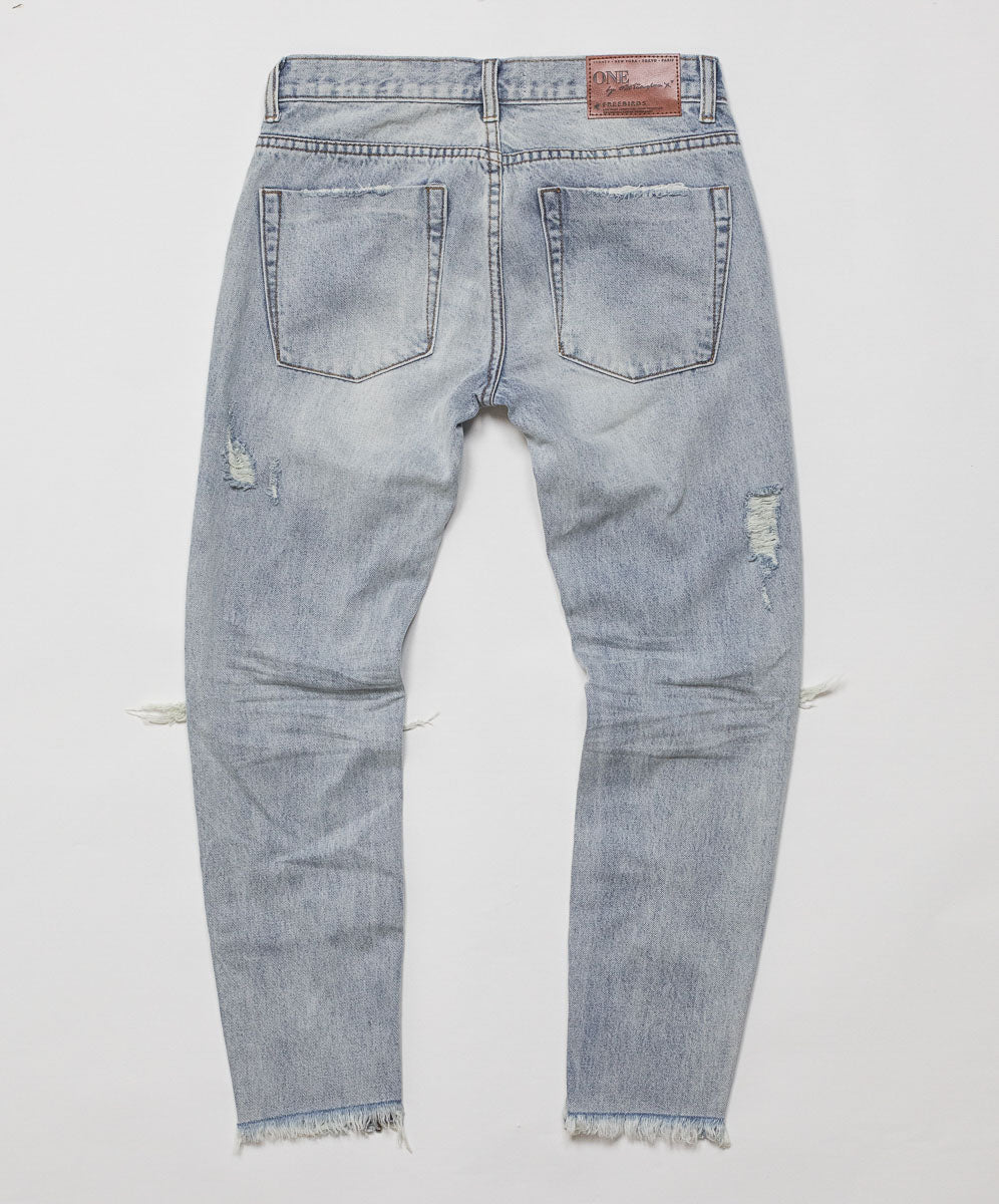 Freebirds Low Waist Rigid Skinny Denim Jeans | Blue Hart