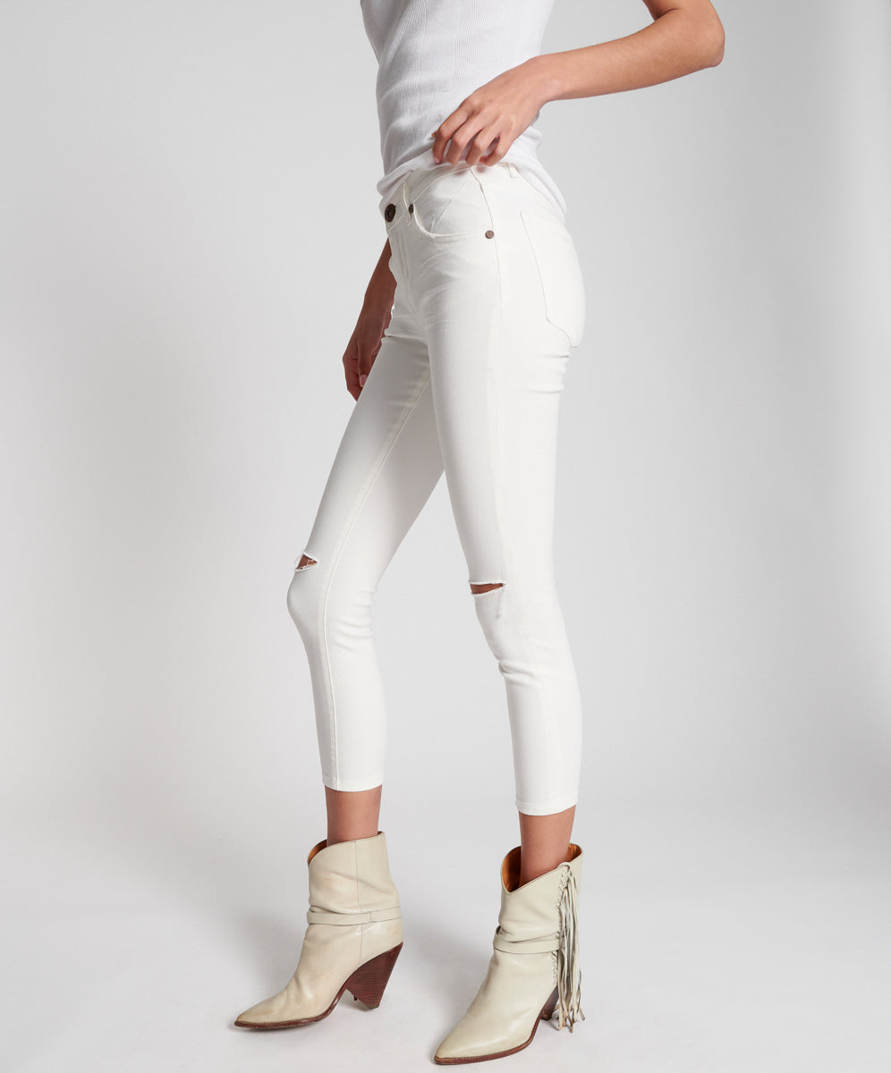 Freebirds Ii Low Waist Stretch Skinny Denim Jeans | True White