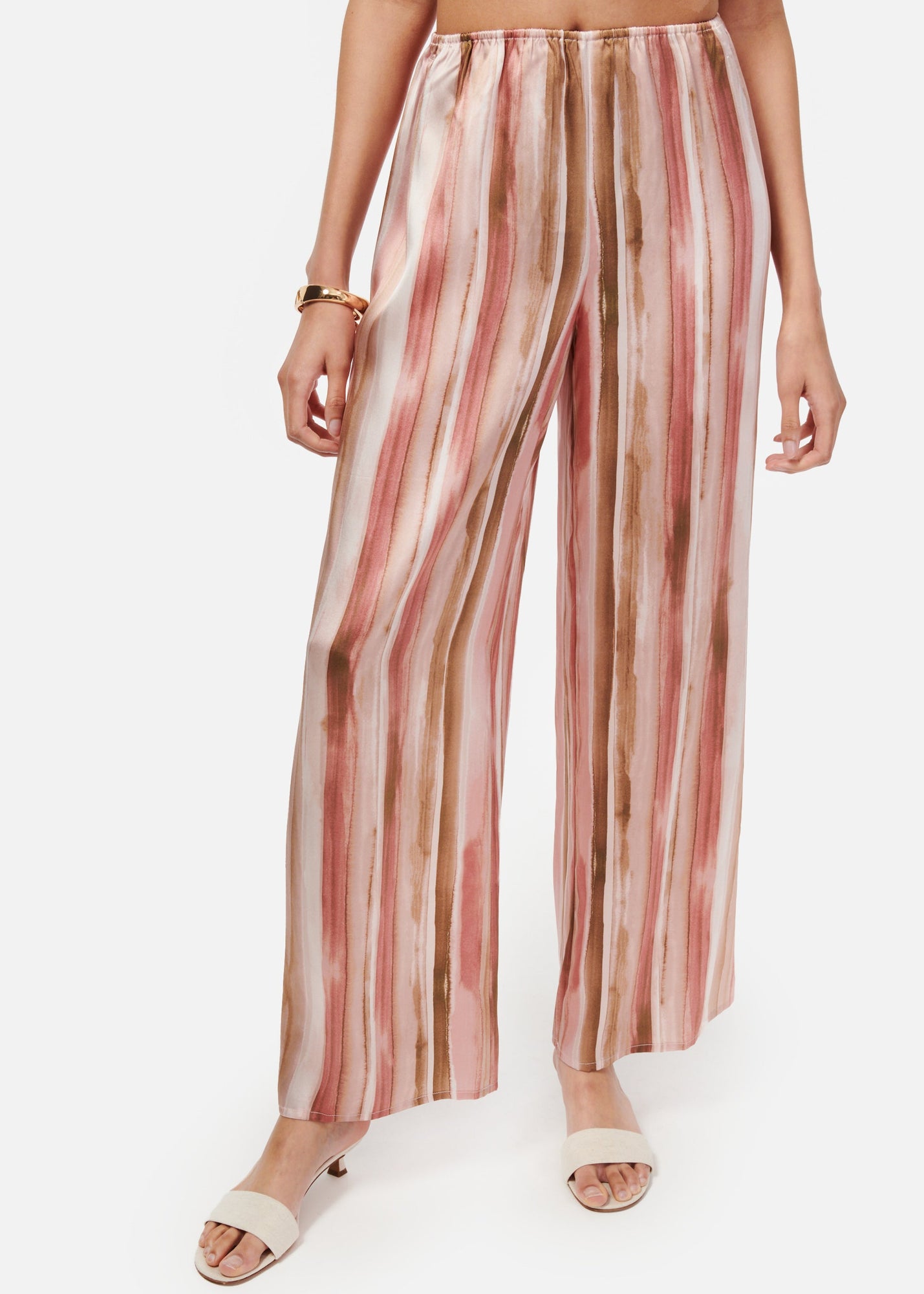 Quincey Pant | Painterly Stripe