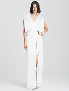 Kimono Wrap Gown - Halston