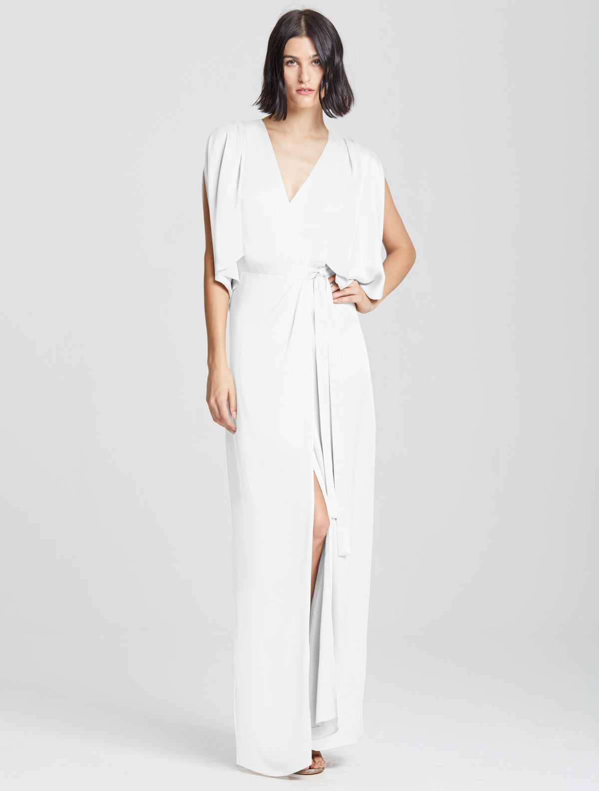 Kimono Wrap Gown - Halston