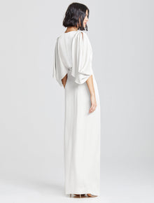 Kimono Wrap Gown - Halston